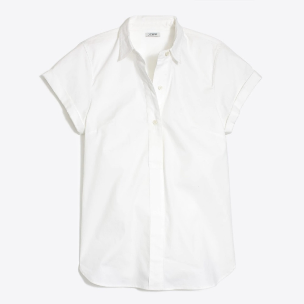 J Crew Short-sleeve Popover Shirt